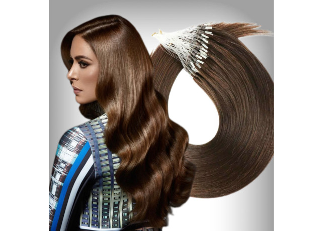 Extensii Microring Russian Hair #5 Saten Stralucitor
